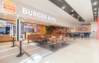 Burger King ubicado en el área de servicio Abades Bailén, en Autovía A4