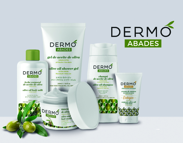 Productos de cosmética e higiene Dermo Abades con aceite de oliva virgen extra