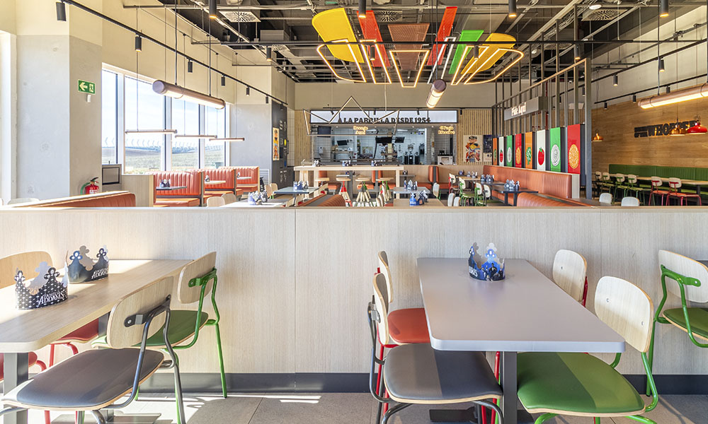 Burger King en área de servicio Abades Alcalá de los Gazules