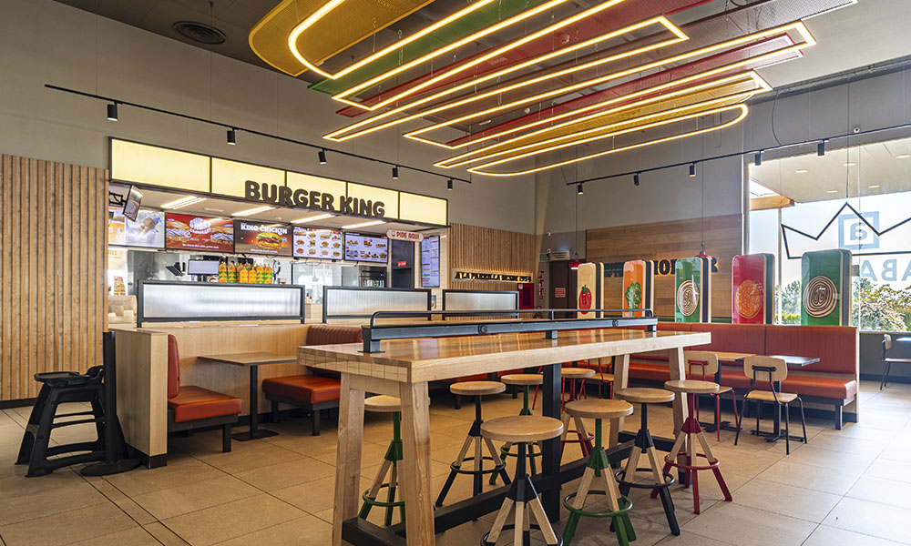 Burger King en área de servicio Abades Pedro Abad